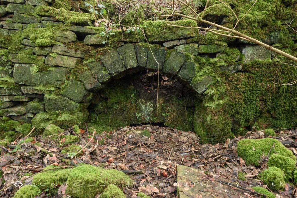 Old spring or water supply outlet at Blackhurst
