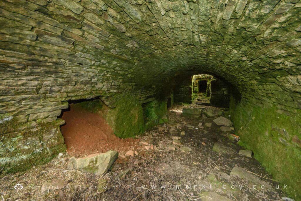 A moorland farm root cellar