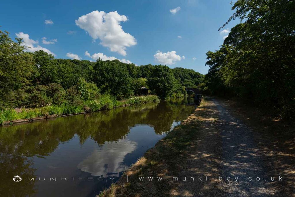 Bridge 84 or Engine Bridge on the Leeds and Liverpool Canal at Higher Wheelton