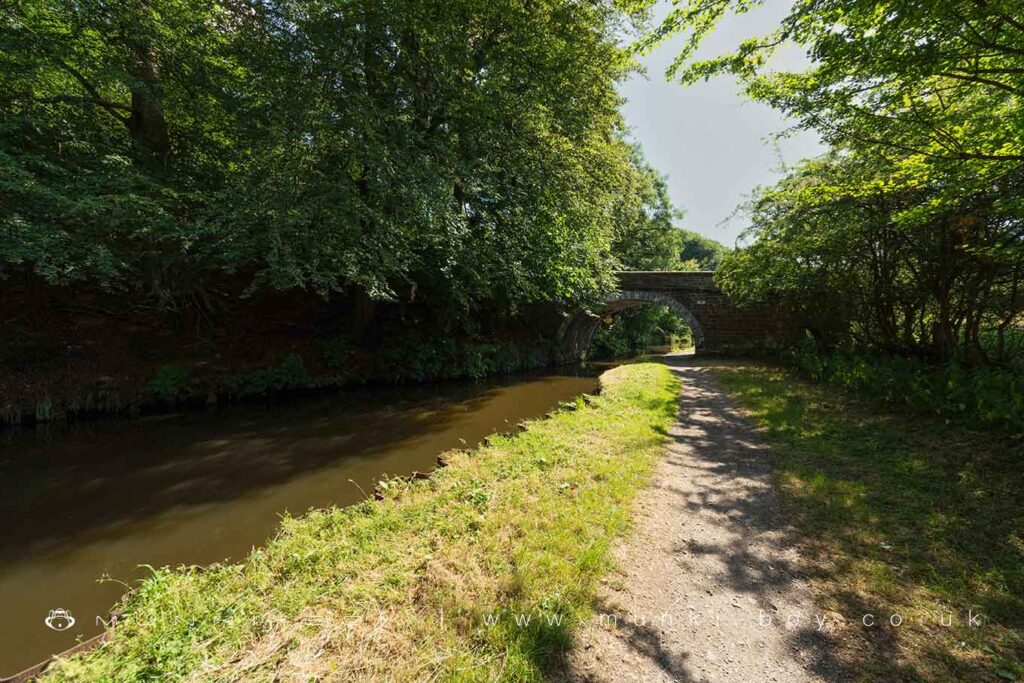 Bridge 86 or Brown House Bridge on the Leeds and Liverpool Canal at Higher Wheelton